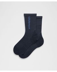 lululemon - – Power Stride Cushion Crew Socks Wordmark – – Size Large - Lyst