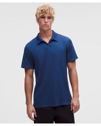 lululemon - Textured Seamless Polo Shirt - Lyst
