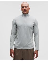 lululemon - – Soft Jersey Half Zip Long-Sleeve Top – – Size Large - Lyst