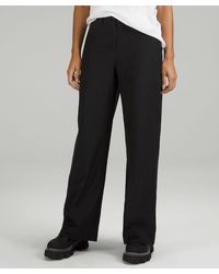 lululemon - City Sleek 5 Pocket High-rise Wide-leg Pants Full Length Light Utilitech - Color Black - Size 25 - Lyst