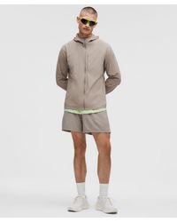 lululemon - – Fast And Free Hooded Jacket – /Khaki – - Lyst