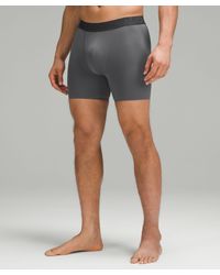 lululemon - Built To Move Boxer Briefs - 5" - Color Grey - Size M - Lyst
