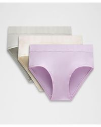 lululemon - – Underease High-Rise Bikini Underwear 3 Pack – – Size Large - Lyst