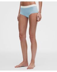 lululemon - – Underease Mid-Rise Ruched Boyshort Underwear – /Pastel – Size Large - Lyst