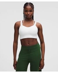 lululemon - – Like A Cloud Ribbed Longline Sports Bra Light Support, D/Dd Cup – – Size 14 - Lyst