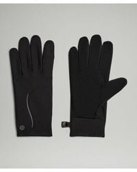 lululemon - Fast And Free Running Gloves - Color Black - Size Xs/s - Lyst