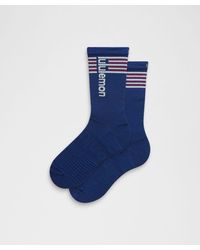 lululemon - – Power Stride Crew Socks Stripe – – - Lyst