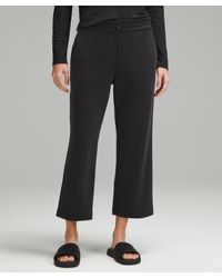 lululemon - Softstreme High-rise Straight-leg Cropped Pants - Color Black - Size 0 - Lyst