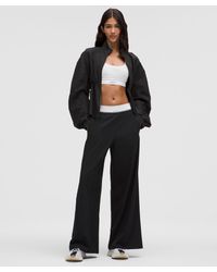 lululemon - – Swift High-Rise Wide-Leg Pants Logo Waistband – – Size Medium - Lyst