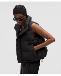 lululemon - Wunder Puff 600-Down-Fill Cropped Vest - Lyst