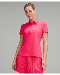 lululemon - Quick Dry Short-sleeve Polo Shirt Straight Hem - Lyst