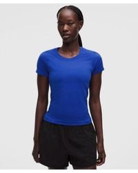 lululemon - – Swiftly Tech Short-Sleeve Shirt 2.0 Waist Length – – Size 18 - Lyst