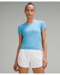 lululemon - – Swiftly Tech Short-Sleeve Shirt 2.0 Race Length – /Light – - Lyst