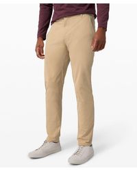 lululemon - Commission Classic-fit Trousers Warpstreme - 28" - Color Khaki - Size 36 - Lyst