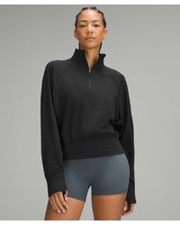lululemon - – It's Rulu Half Zip Long-Sleeve Top – – Size 14 - Lyst