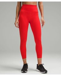 lululemon - Wunder Train High-rise Tight Leggings - 25" - Color Red/bright Red - Size 0 - Lyst