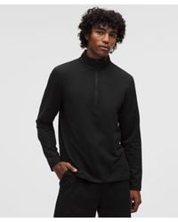lululemon - – Soft Jersey Half Zip Long-Sleeve Top – – Size Large - Lyst