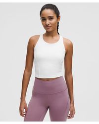 lululemon - – Wunder Train Racerback Tank Top Medium Support, B/C Cup – – Size 4 - Lyst