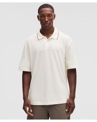 lululemon - – -Knit Jersey Short-Sleeve Polo Shirt – – Size Large - Lyst