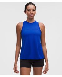 lululemon - – Swiftly Relaxed Tank Top Hip Length Logo – – Size 4 - Lyst