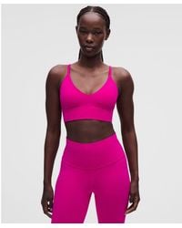 lululemon - Focuser Scoop-Neck Bra Nulu - Lyst