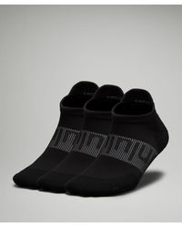lululemon - Power Stride Tab Socks 3 Pack - Color Black - Size L - Lyst