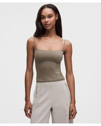 lululemon - – Wundermost Ultra-Soft Nulu Spaghetti-Strap Adjustable Cami – – Size Large - Lyst