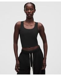 lululemon - – Mesh-Back Tank Top With Drop-In Pockets Light Support, B/C Cup – – Size Large - Lyst