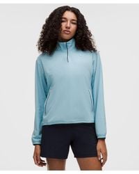 lululemon - – Uv-Protective Lightweight Half Zip Long-Sleeve Top – /Pastel – Size Medium - Lyst