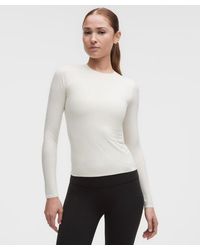 lululemon - Wundermost Ultra-Soft Nulu Crewneck Long-Sleeve Shirt - Lyst