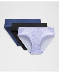 lululemon - Invisiwear Mid-rise Bikini Underwear 3 Pack - Lyst