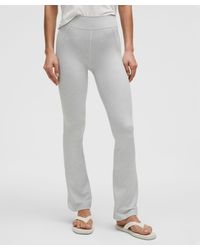 lululemon - Softy Suedey Split-Hem High-Rise Mini-Flare Pant - Lyst
