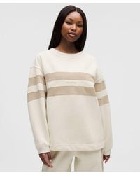 lululemon - – Steady State Oversized Pullover Sweater Stripe – Color Khaki/ – Size Large - Lyst