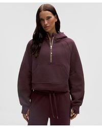lululemon - Scuba Oversized Half-Zip Hoodie - Lyst