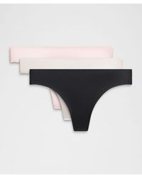 lululemon - Invisiwear Mid-Rise Thong Underwear - Lyst