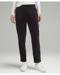 lululemon - Scuba Mid-rise Straight-leg Pants 7/8 Length Velvet Cord - Lyst