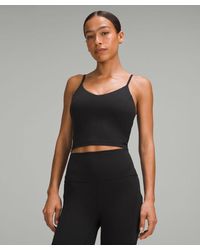 lululemon - Align Cropped Cami Tank Top Light Support, C/D Cup - Lyst