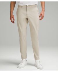 lululemon - Abc Slim-fit Trousers 30"l Stretch Cotton Versatwill - Lyst