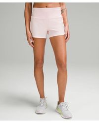 lululemon - Speed Up High-rise Lined Shorts - 4" - Color Pink - Size 0 - Lyst