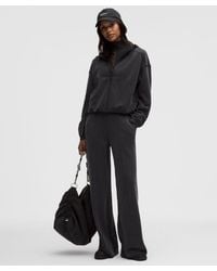 lululemon - – Brushed Softstreme Pintuck High-Rise Wide-Leg Pants Regular – – Size Large - Lyst