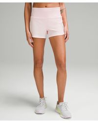 lululemon - Speed Up High-rise Lined Shorts - 4" - Color Pink - Size 0 - Lyst