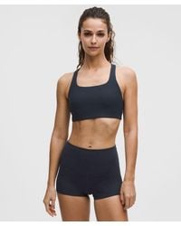 lululemon - – All-Time Hero Ribbed Sports Bra Medium Support, B/C Cup – – Size Large - Lyst