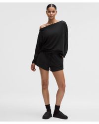 lululemon - – Becalm Mid-Rise Wide-Waistband Shorts – 3" – – Size Large - Lyst