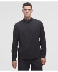 lululemon - – Reflective Knit Running Half Zip Long-Sleeve Top – – Size Large - Lyst