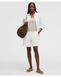 lululemon - Lululinen High-Rise Relaxed-Fit Short 7" - Lyst