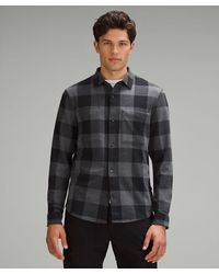 lululemon - Soft Knit Overshirt - Color Black/grey - Size L - Lyst