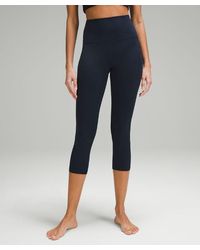 lululemon - Align High-rise Crop Leggings With Pockets - 23" - Color Blue - Size 0 - Lyst