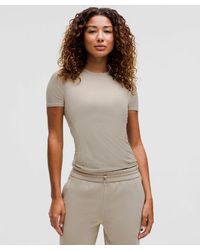 lululemon - Wundermost Ultra-Soft Nulu Hip-Length Crewneck Shirt - Lyst