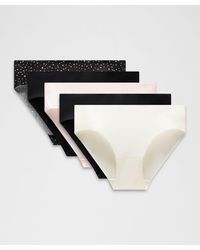 lululemon - – Invisiwear Mid-Rise Bikini Underwear 5 Pack – – - Lyst