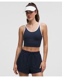 lululemon - – Scoop-Neck Cutout Tennis Tank Top Medium Support, B/C Cup – – Size Large - Lyst